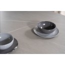 Стол обеденный SIGNAL MURANO серый матовый/черный 90